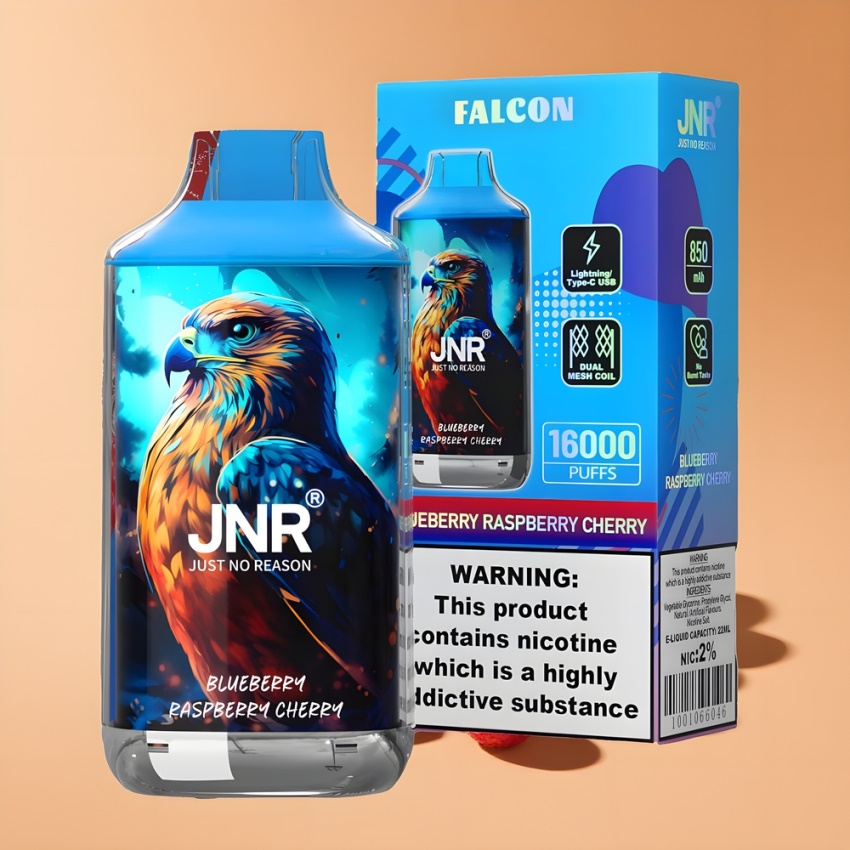 JNR Falcon 16000 Puffs magyar nagykereskedés Áfonya Málna Cseresznye 850mAh