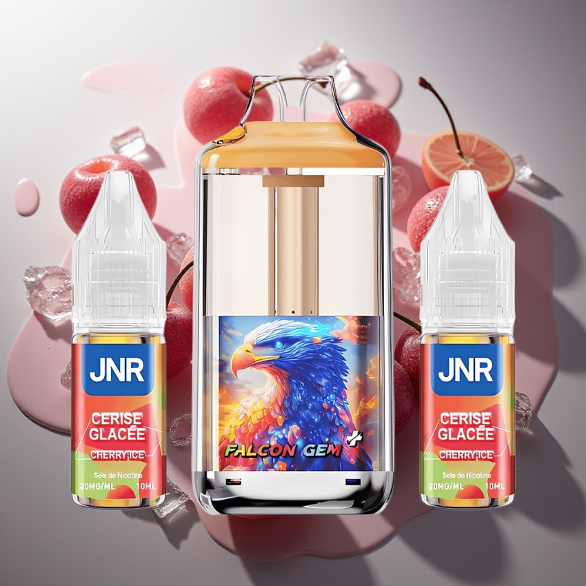 JNR Falcon GEM⁺ 30000 Puffs Utántölthető Pod Vape Cseresznye Jég magyar nagykereskedés