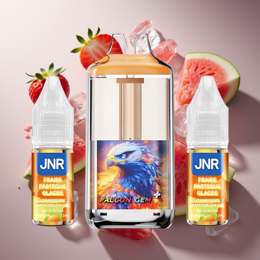 JNR Falcon GEM⁺ 30000 Puffs Utántölthető Pod Vape Eper Dinnye Jég magyar nagykereskedés
