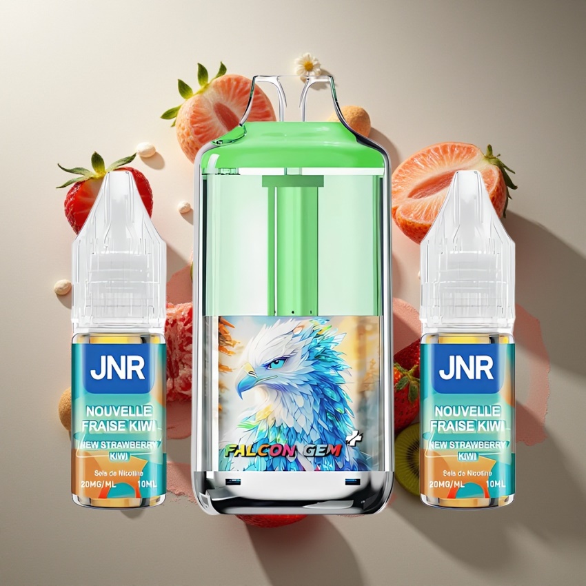 JNR Falcon GEM⁺ 30000 Puffs Utántölthető Pod Vape Új Eper-Kiwi magyar nagykereskedés