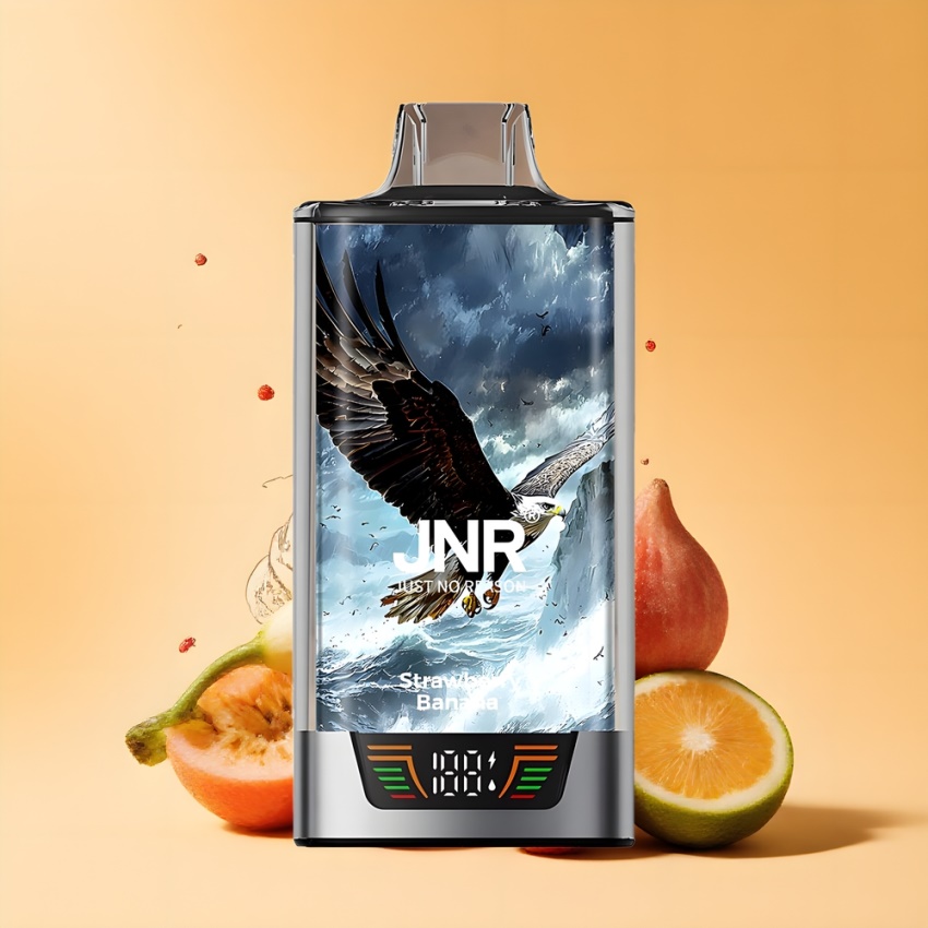 JNR Falcon Pro 28000 Dual Mesh magyar nagykereskedés Eper-Banán Eldobható Vape