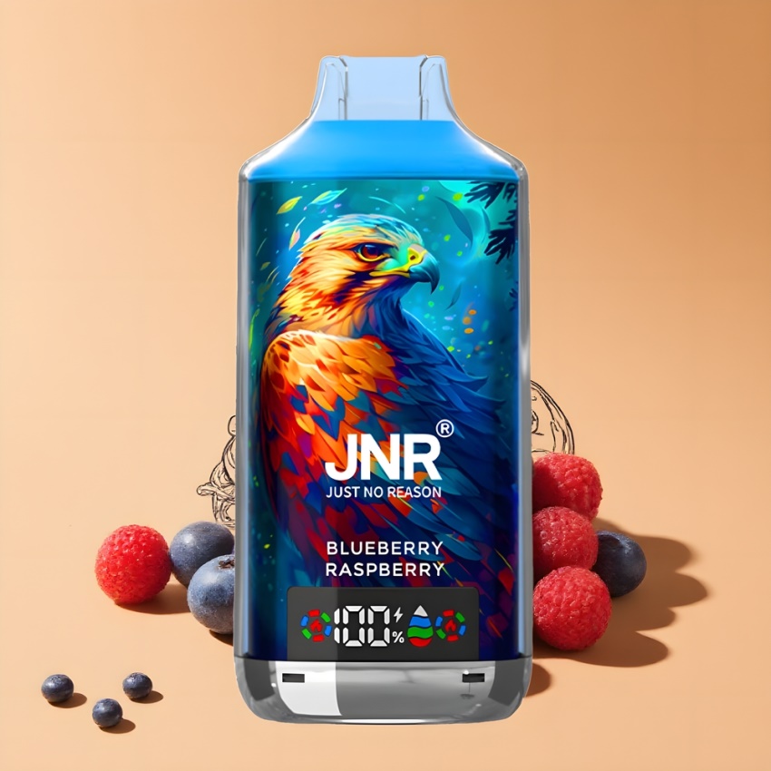 JNR Falcon X 18000 Puffs magyar nagykereskedés Kétmagos Tekercs Áfonya Málna