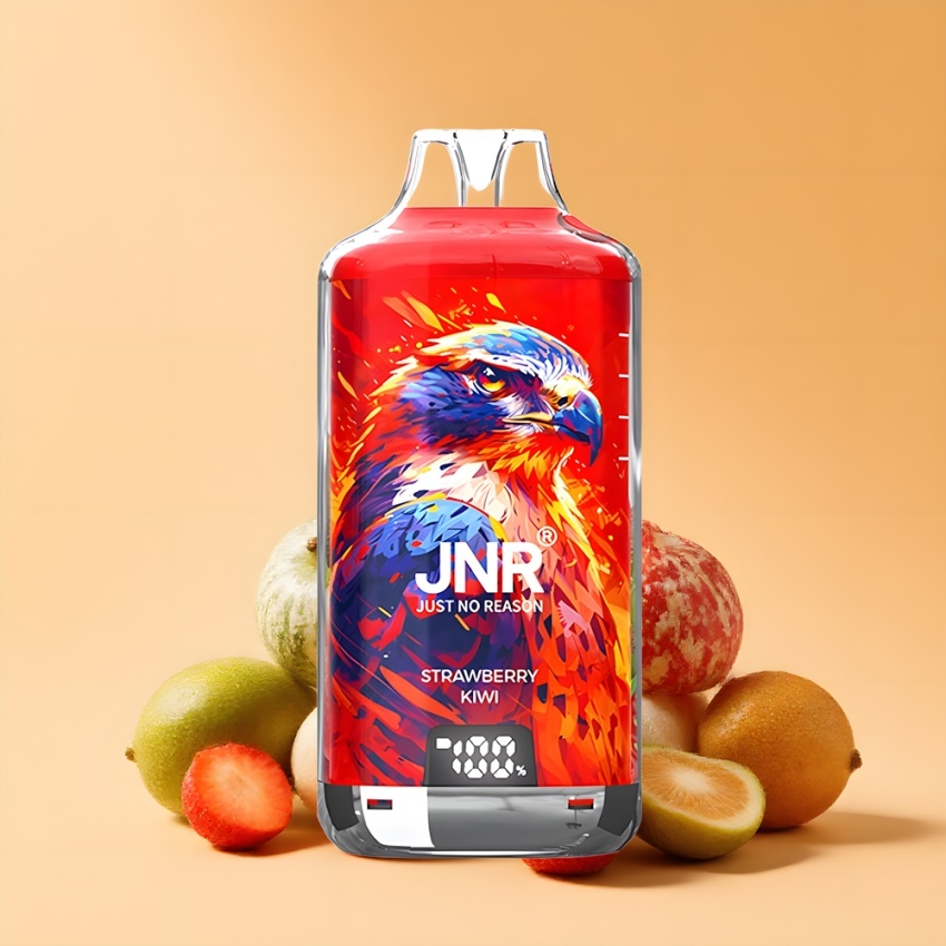 JNR Falcon X⁺ 28000 magyar nagykereskedés 950mAh eper-kivi eldobható e-cigaretta