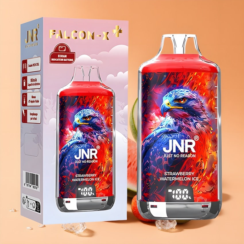 JNR Falcon X⁺ 28000 magyar nagykereskedés Eper Dinnye Jég 950mAh