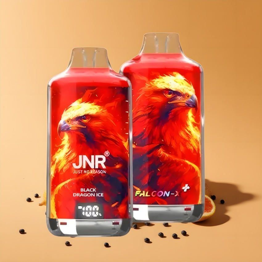 JNR Falcon X⁺ 28000 magyar nagykereskedés Fekete Sárkány Jég 950mAh