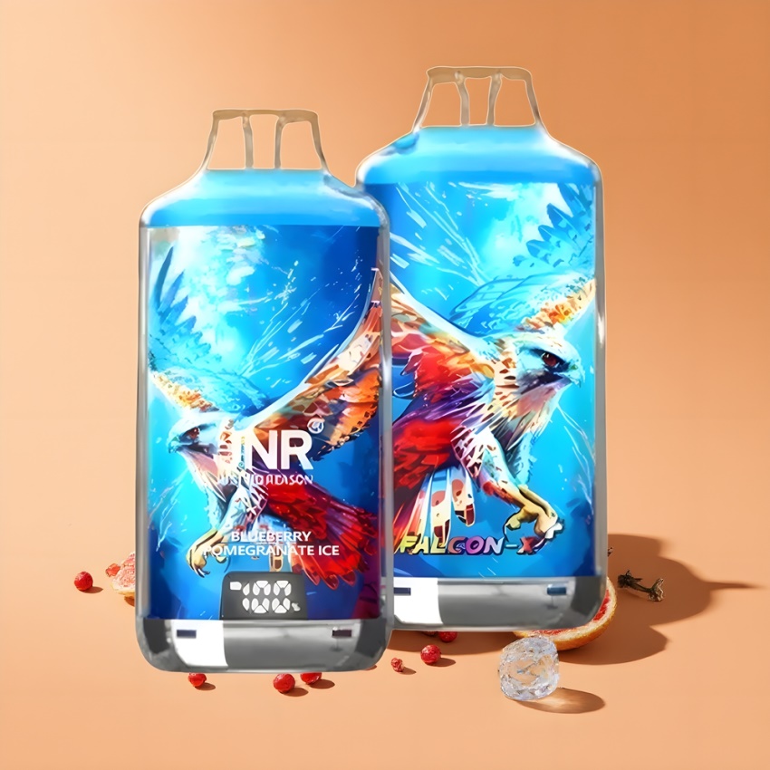JNR Falcon X⁺ 28000 magyar nagykereskedés, Kékáfonya Gránátalma Jég, 950mAh