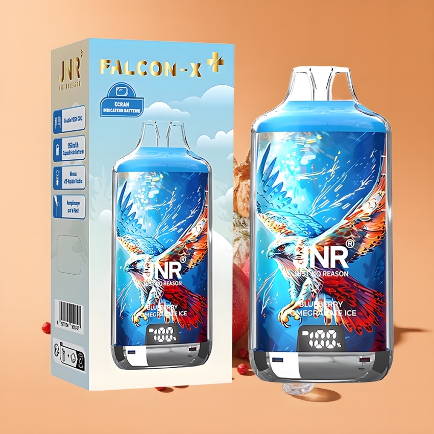 JNR Falcon X⁺ 28000 magyar nagykereskedés, Kékáfonya Gránátalma Jég, 950mAh
