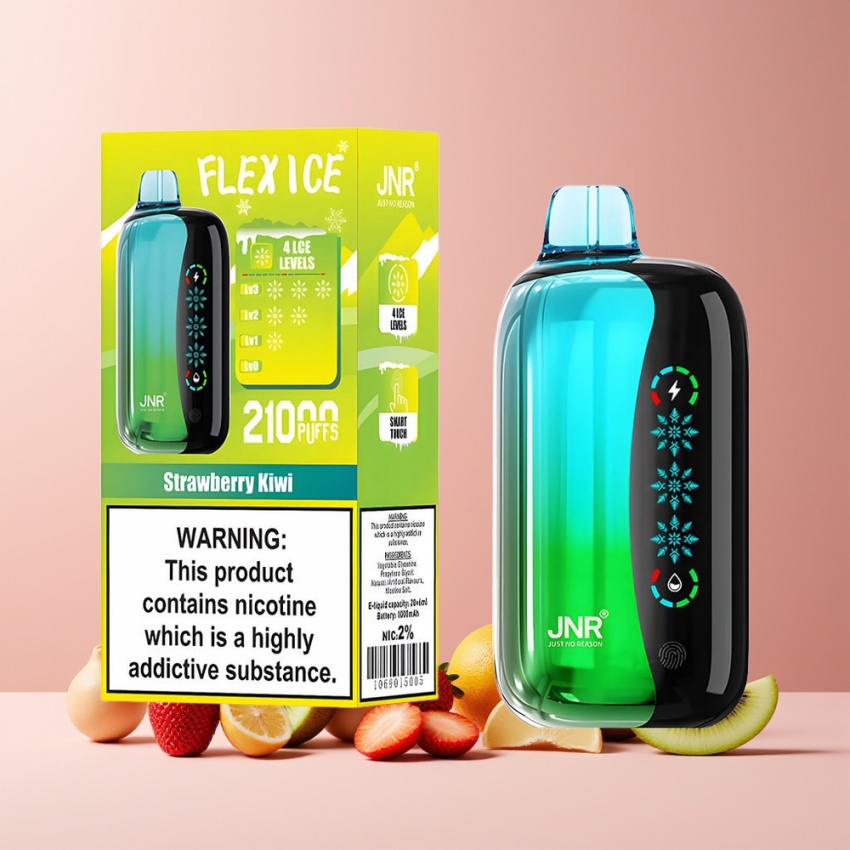 JNR Flex Ice 21000 Puff magyar nagykereskedés Eper-Kivi 26ml