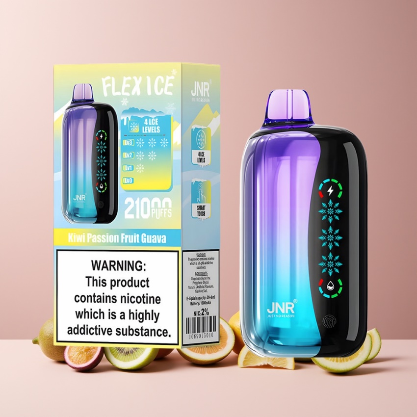 JNR Flex Ice 21000 Puff magyar nagykereskedés Sárgadinnye Szenvedély Gyümölcs Guava 26ml
