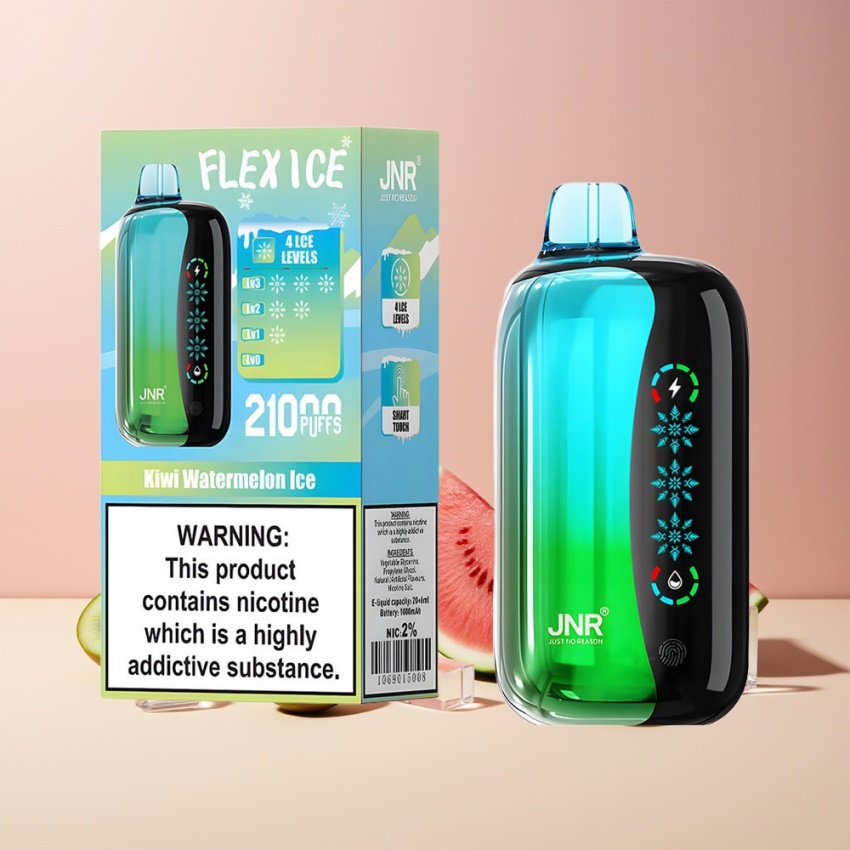 JNR Flex Ice 21000 Puffs magyar nagykereskedés Kivi Görögdinnye Jég Adjustable Airflow