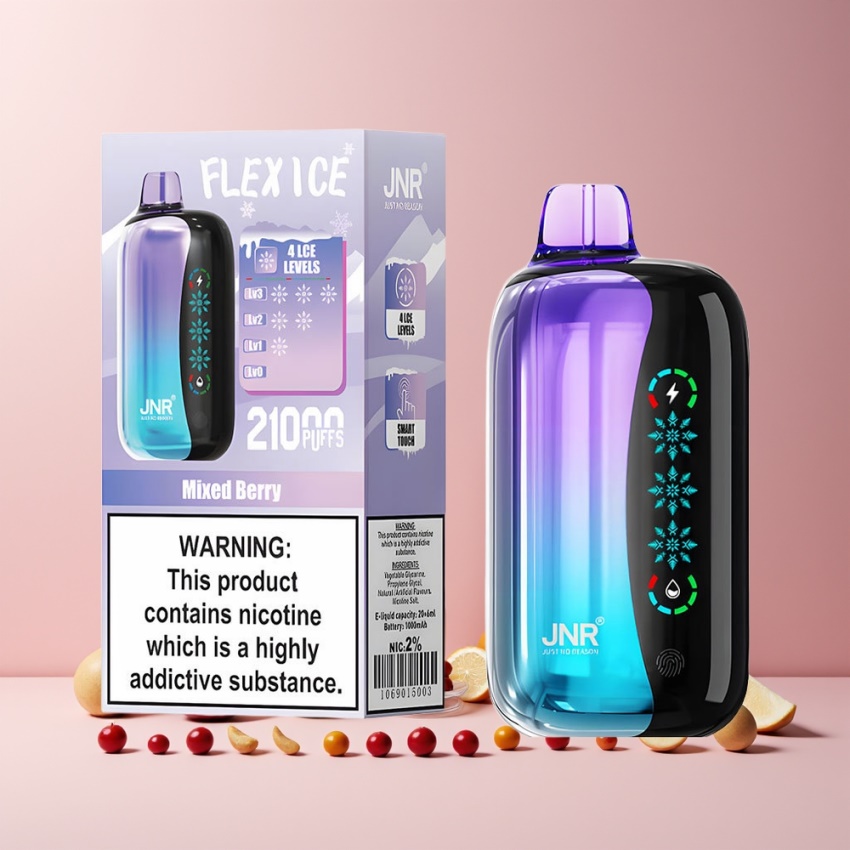 JNR Flex Ice 21000 Pufi magyar nagykereskedés Vegyesbogyó 26ml