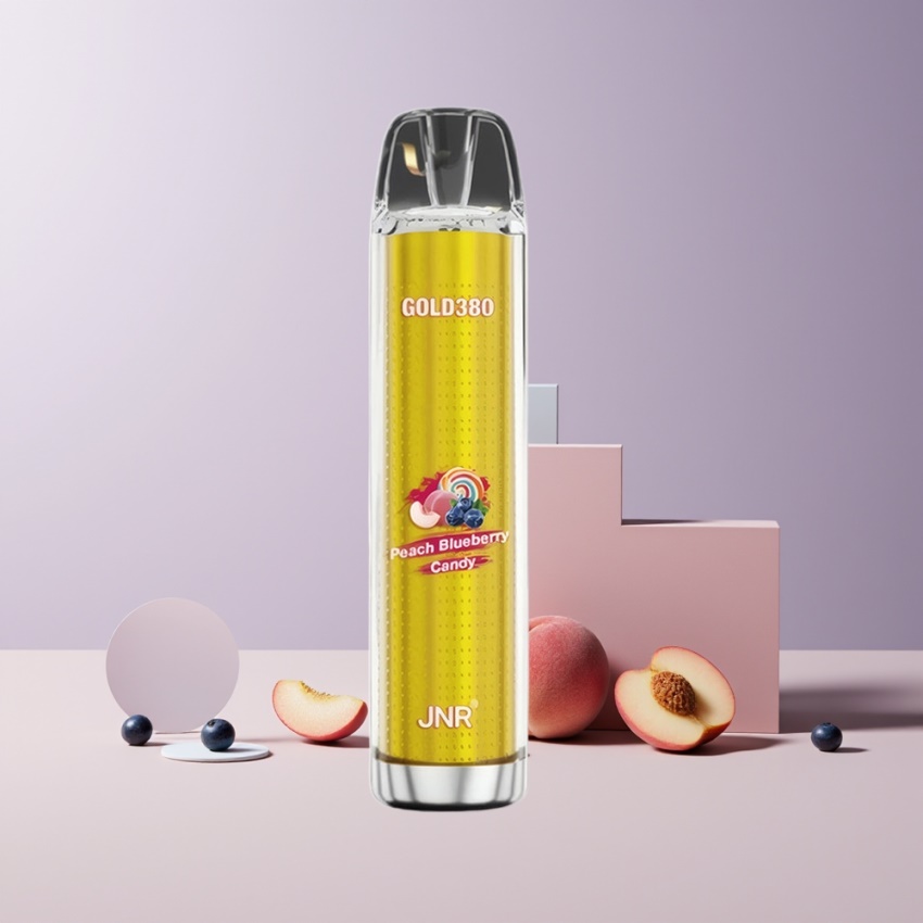JNR Glod380 6000 Puff magyar nagykereskedés 1500mAh Őszibarack-Áfonya Eldobható E-cigaretta