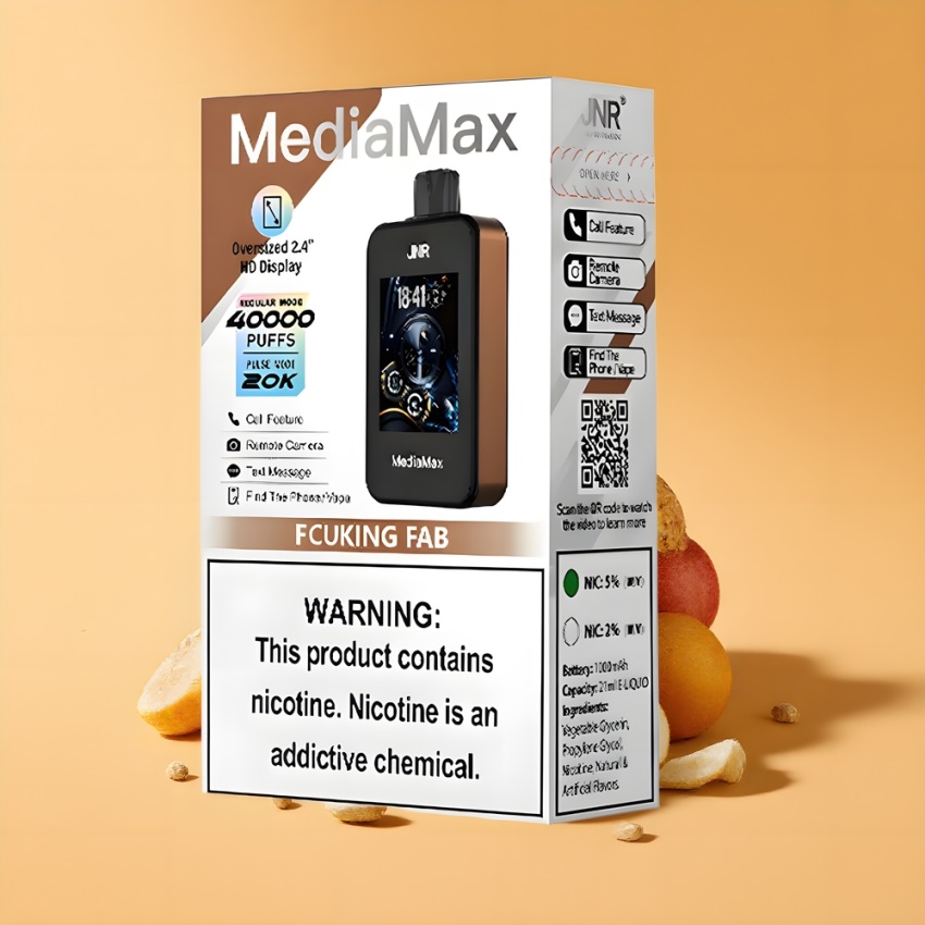 JNR MediaMax 40000 Puffs magyar nagykereskedés Dupla Mesh 21mL Fcuking Fab