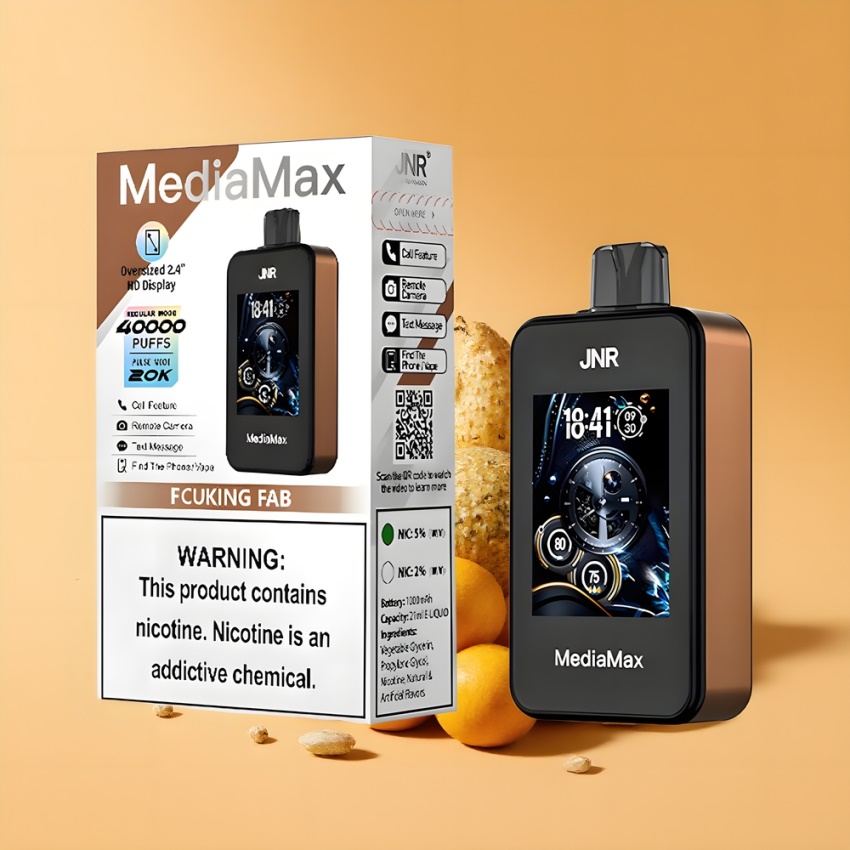 JNR MediaMax 40000 Puffs magyar nagykereskedés Dupla Mesh 21mL Fcuking Fab