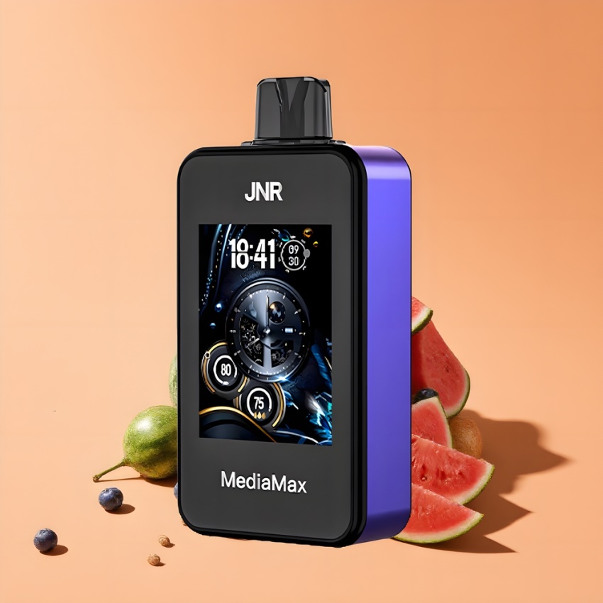 JNR MediaMax 40000 Puffs magyar nagykereskedés Kettős Hálós Tekercs Áfonya-Görögdinnye