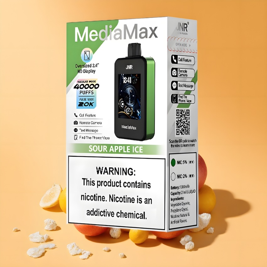JNR MediaMax 40000 Puffs magyar nagykereskedés Sör Alma Jég 21mL