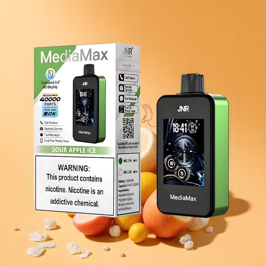 JNR MediaMax 40000 Puffs magyar nagykereskedés Sör Alma Jég 21mL