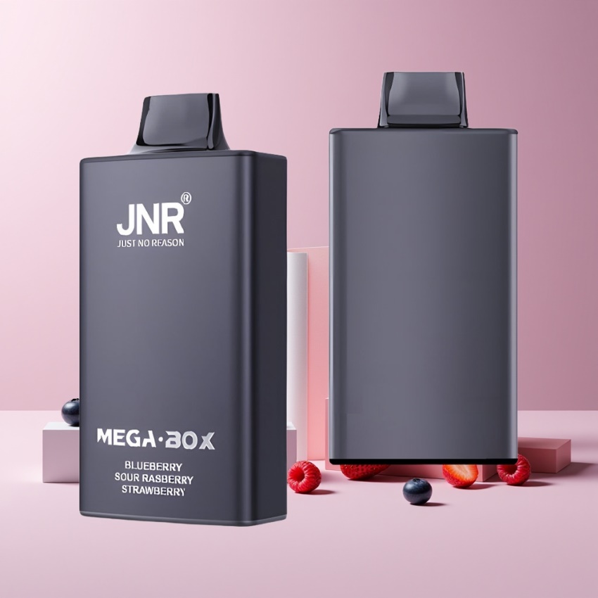 JNR Mega Box 25000 Puff magyar nagykereskedés Kékáfonya Savanyú Málna Eper Kettős háló