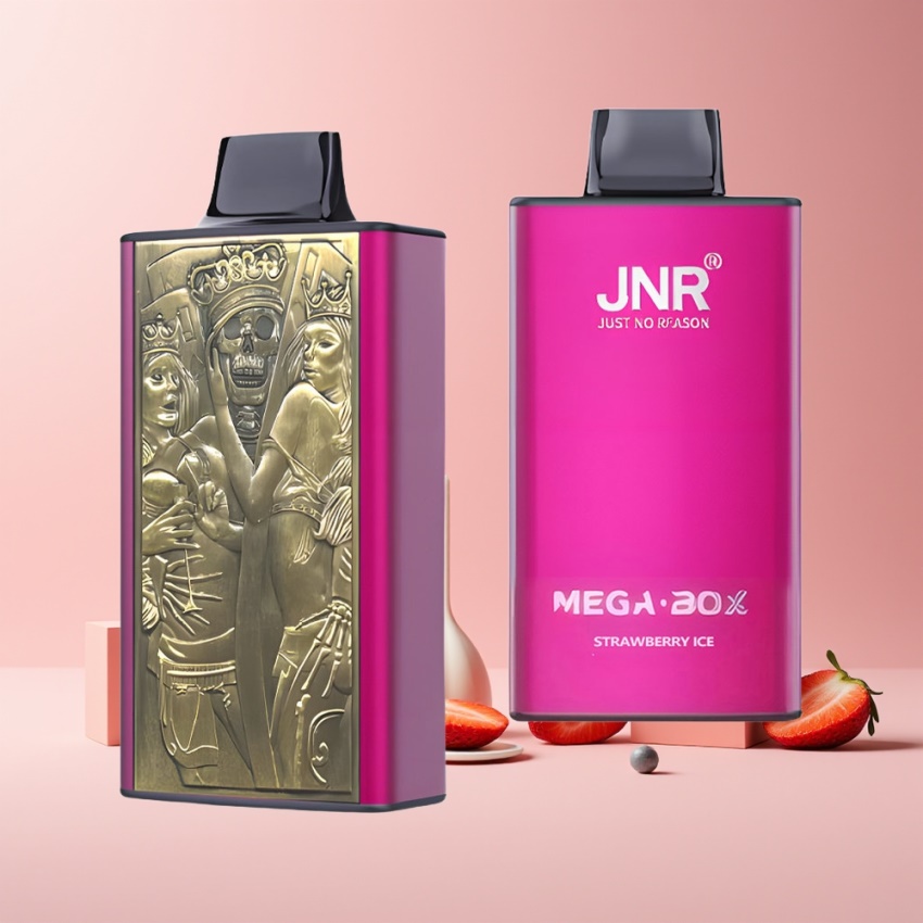 JNR Mega Box 25000 Puffs 850mAh magyar nagykereskedés Eperjég Disposable Vape