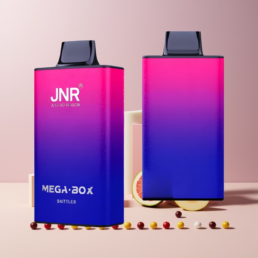 JNR Mega Box 25000 Puffs Kettős háló magyar nagykereskedés Skittles (Áfonya)