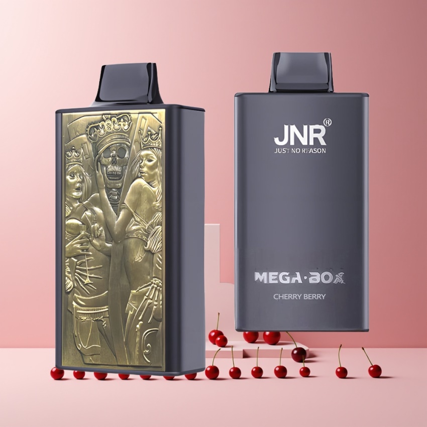 JNR Mega Box 25000 Puffs magyar nagykereskedés Cseresznye-Bogyó Kettős háló