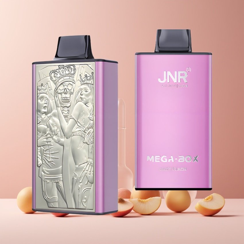 JNR Mega Box 25000 Puffs magyar nagykereskedés Dupla Mag 30ml Édes Barack