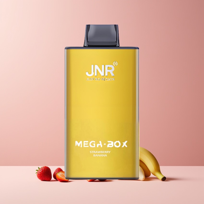 JNR Mega Box 25000 Puffs magyar nagykereskedés Eper-Banán 30ml