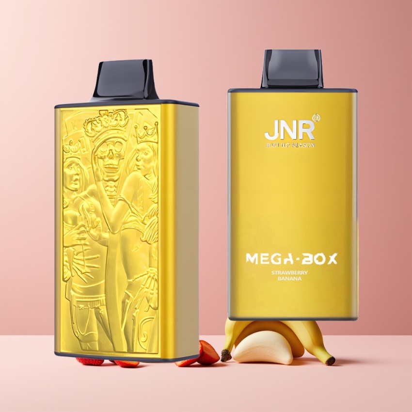 JNR Mega Box 25000 Puffs magyar nagykereskedés Eper-Banán 30ml