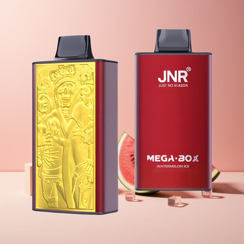 JNR Mega Box 25000 Puffs magyar nagykereskedés Görögdinnye Jég Dupla Mesh