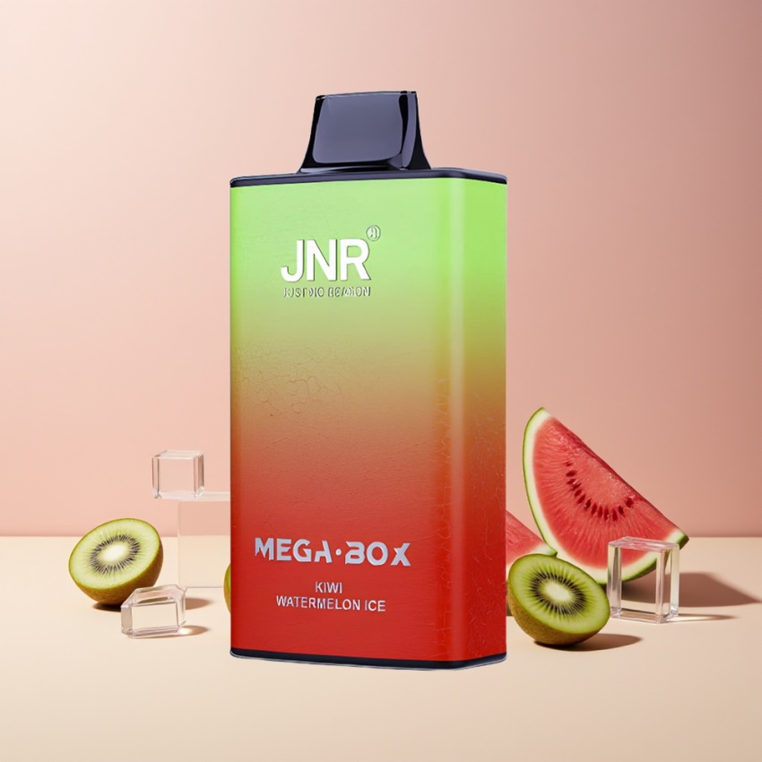 JNR Mega Box 25000 Puffs magyar nagykereskedés Kivi Görögdinnye Jég Kettős háló