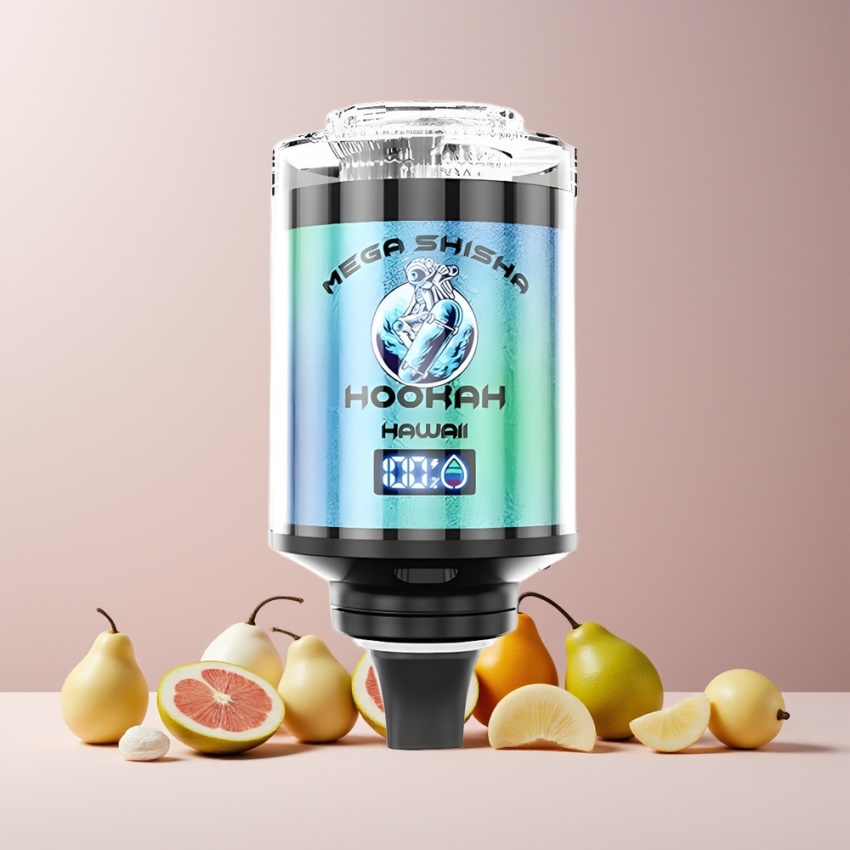JNR Mega Shisha Hookah 100K Magyar Nagykereskedés 60ml Okos Képernyő Hawaii