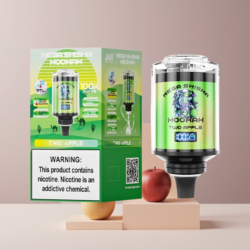 JNR Mega Shisha Hookah 100K magyar nagykereskedés 60ml Okos Képernyő