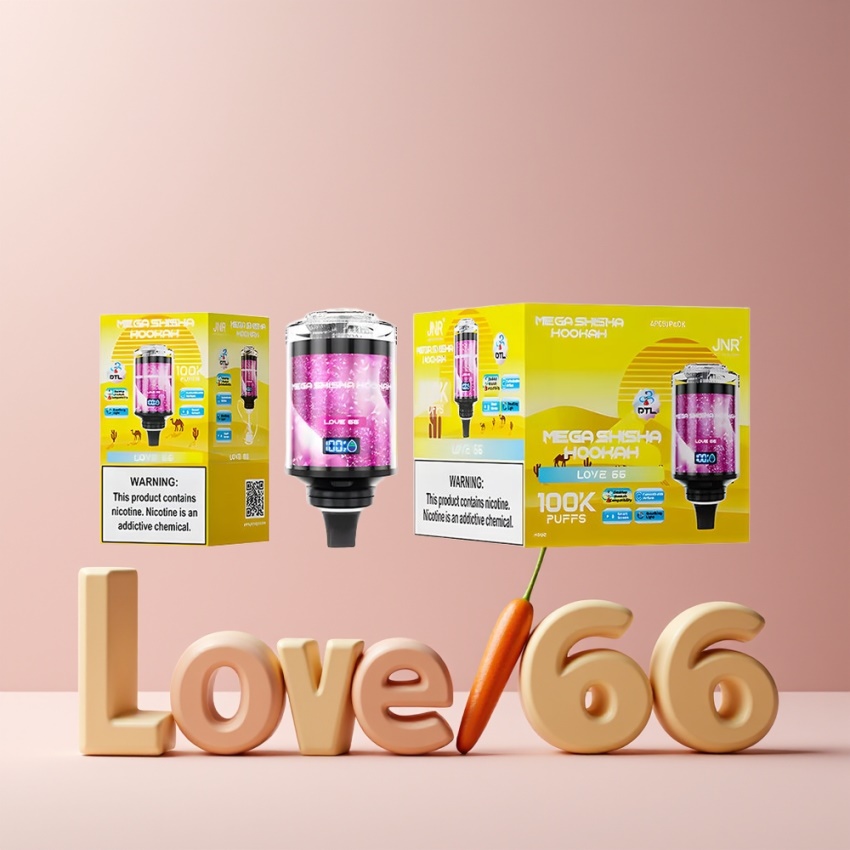 JNR Mega Shisha Hookah 100K magyar nagykereskedés 70.2mm Airflow Love 66