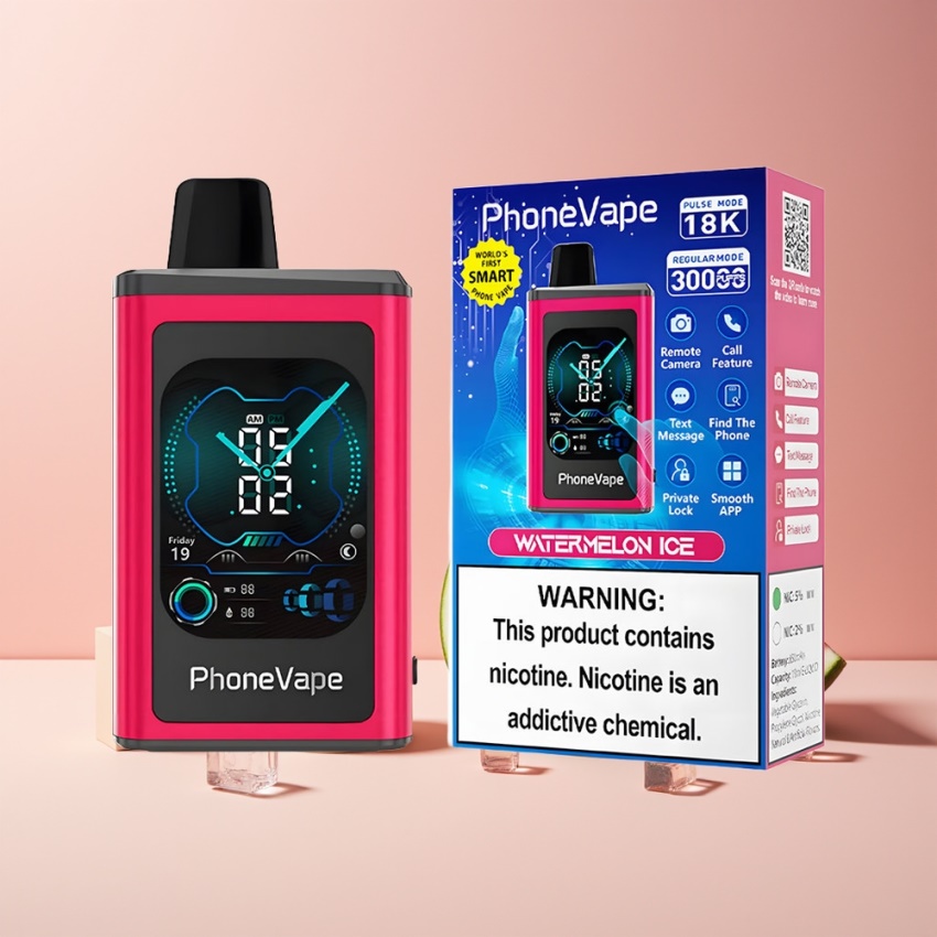 JNR PhoneVape 30000 puffs Disposable Vape Görögdinnye Jég magyar nagykereskedés Turbo Mode