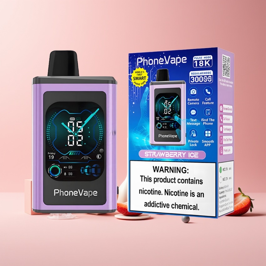 JNR PhoneVape 30000 puffs Turbo mód magyar nagykereskedés Eperjég