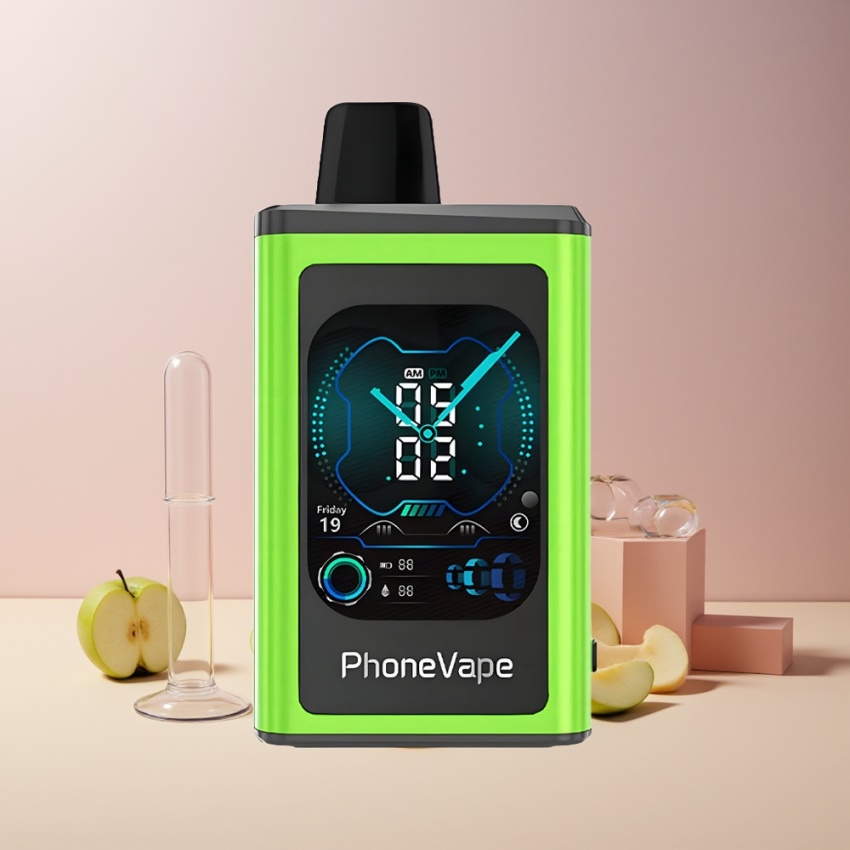 JNR PhoneVape 30000 puffs magyar nagykereskedés Turbo Mód Savanyú Alma Jég