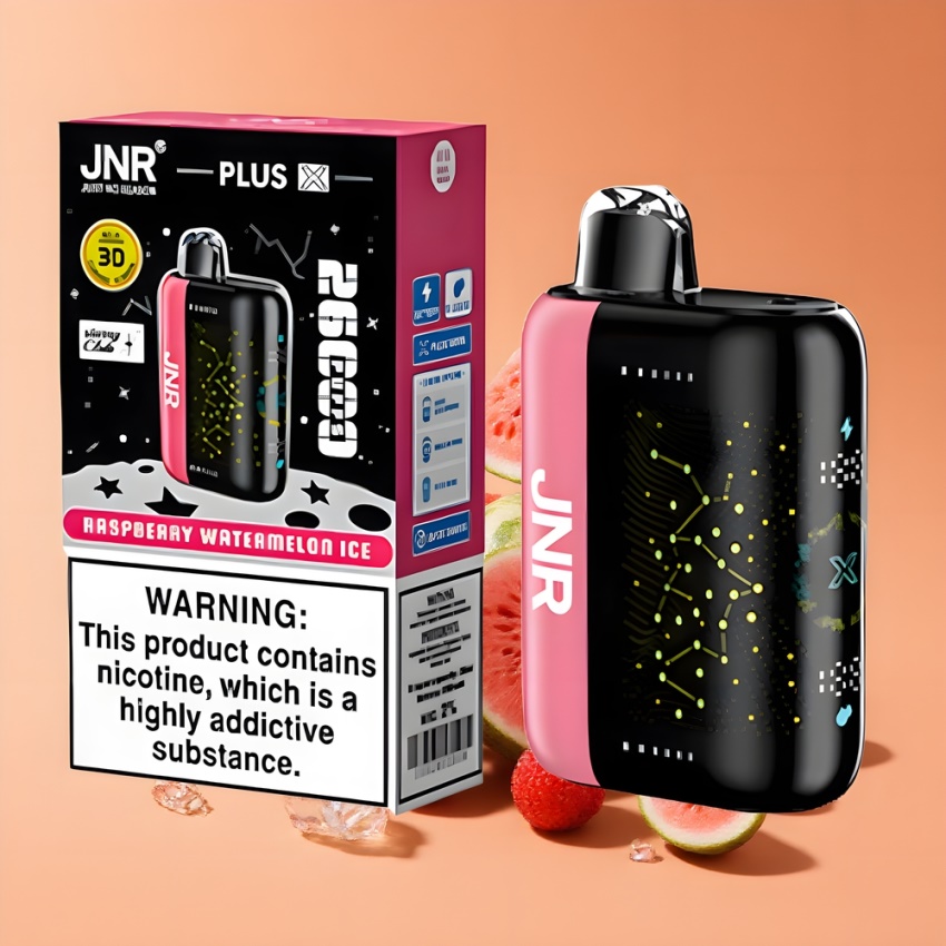 JNR Plus-X 26000 Puffs 850 mAh magyar nagykereskedés Málna Görögdinnye Jég