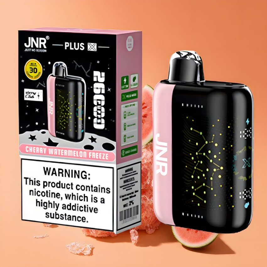 JNR Plus-X 26000 Puffs 850mAh magyar nagykereskedés Cseresznye-Görögdinnye Fagy