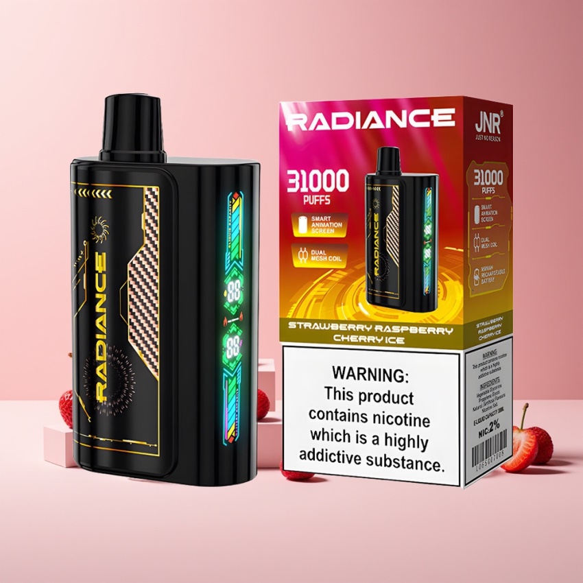 JNR Radiance 31000 Puffs Epe Málna Cseresznye Jég magyar nagykereskedés Kettős háló Coil
