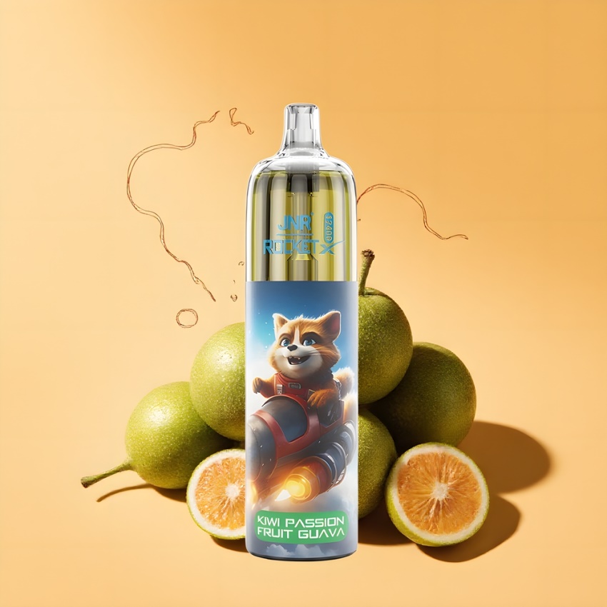 JNR Rocket-X 12400 Puffs RGB magyar nagykereskedés Kiwi Szenvedély Gyümölcs Guava