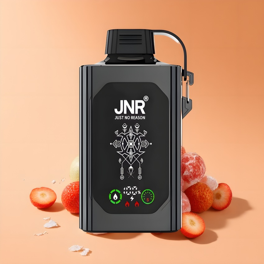 JNR Shisha Hookah Box 20500 Puffs magyar nagykereskedés Eperjég 25ml Dual Mesh