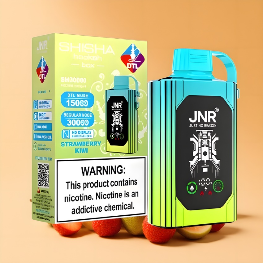 JNR Shisha Hookah Box 20500 Puffs magyar nagykereskedés eper-papaya Dual Mesh