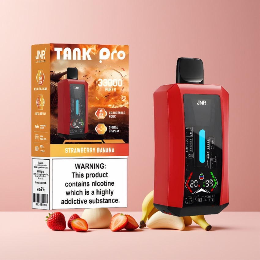 JNR Tank Pro 33000 Puffs Kettős háló magyar nagykereskedés Eper-Banán