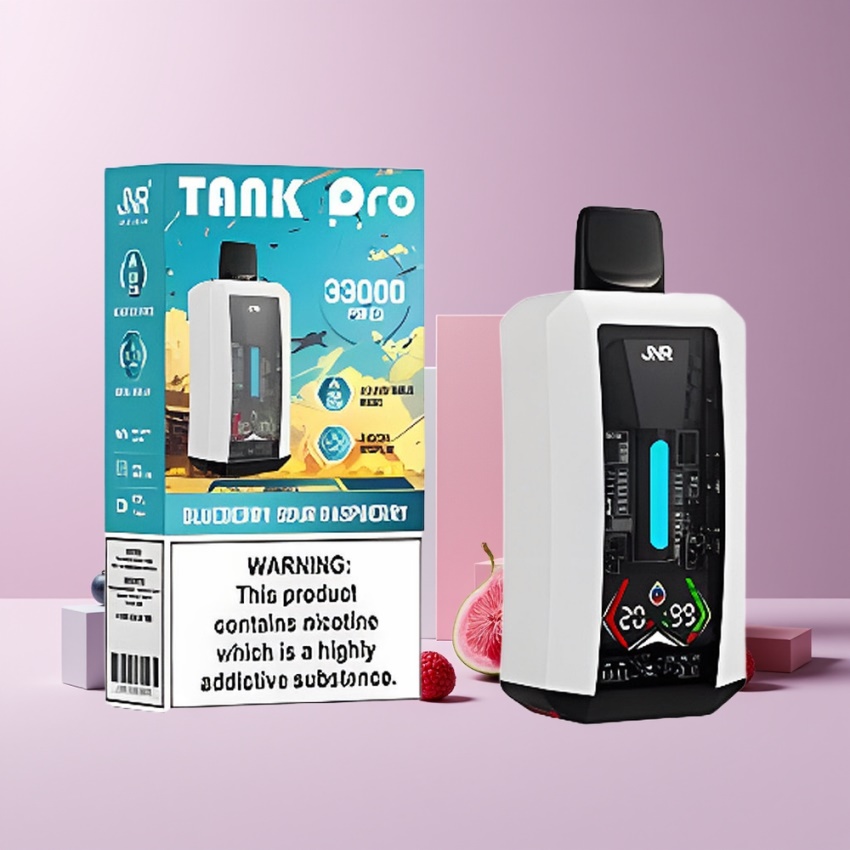 JNR Tank Pro 33000 Puffs Kettős háló magyar nagykereskedés Kékáfonya Savanyú Málna
