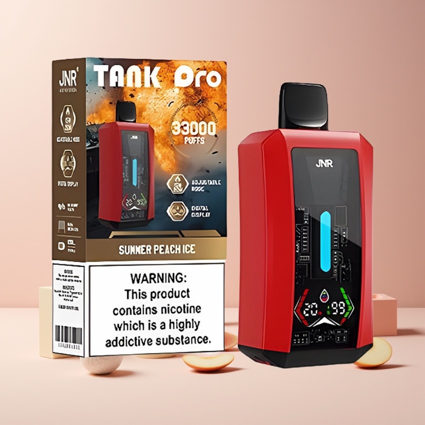JNR Tank Pro 33000 Puffs Kettős háló magyar nagykereskedés Nyári Barack Jég