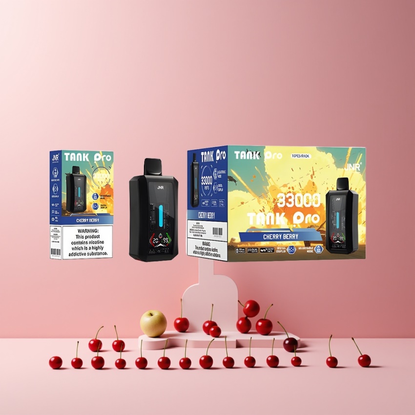 JNR Tank Pro 33000 Puffs magyar nagykereskedés Cseresznye-Bogyó Kettős háló