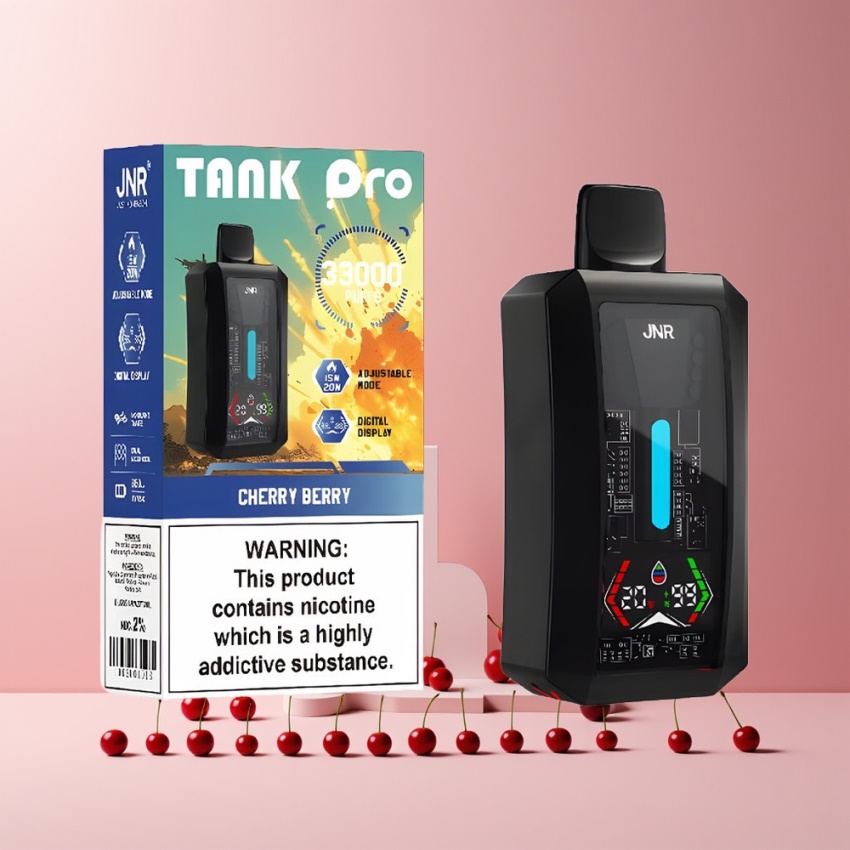 JNR Tank Pro 33000 Puffs magyar nagykereskedés Cseresznye-Bogyó Kettős háló