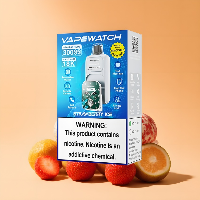JNR VapeWatch 30000 Puffs 1000mAh magyar nagykereskedés Eperjég