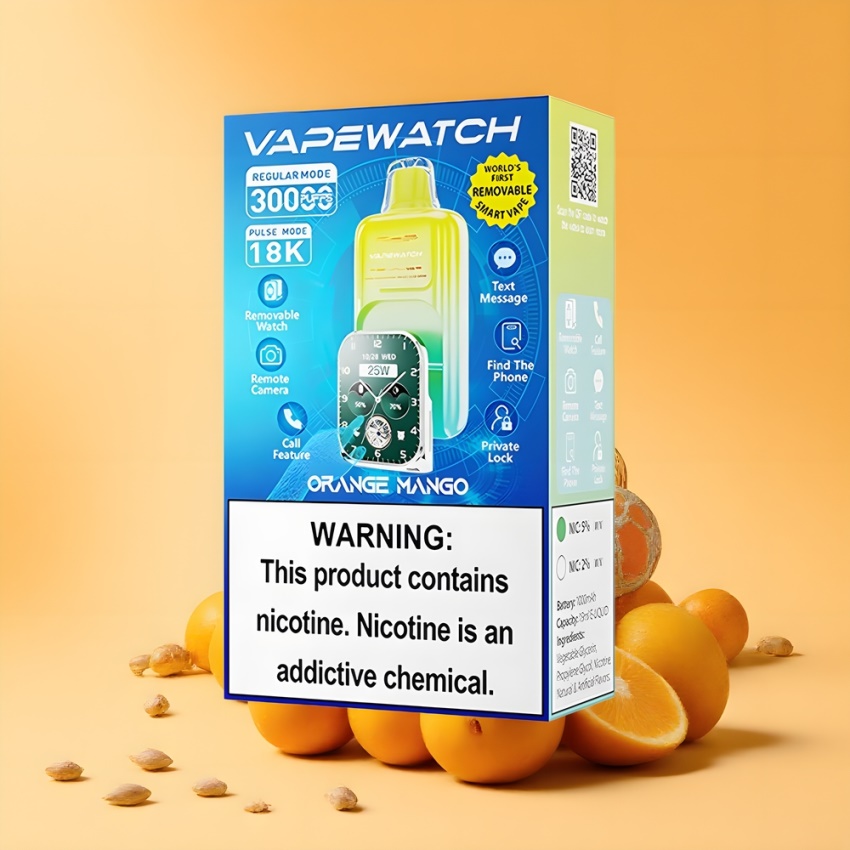 JNR VapeWatch 30000 Puffs 1000mAh magyar nagykereskedés Narancs Mangó