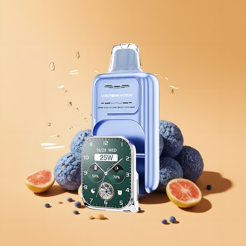 JNR VapeWatch 30000 Puffs Dual Mesh magyar nagykereskedés Kék Málna Jég